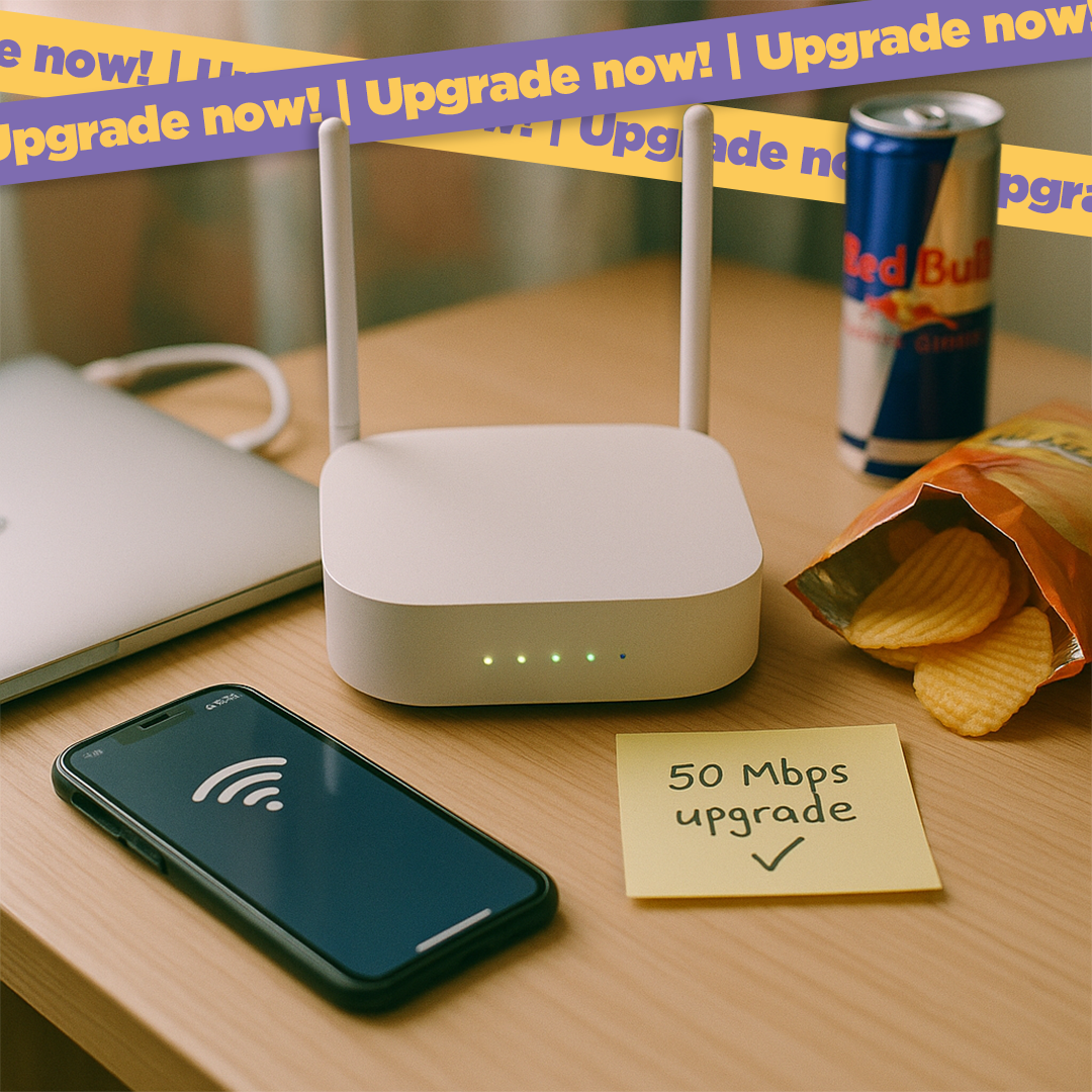 Wifi Speed Upgrade -50 Mbps